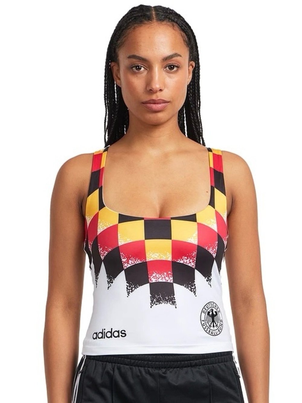 Adidas Originals Germany Soccer Jersey “Reconstructed Bringback” tank crop top